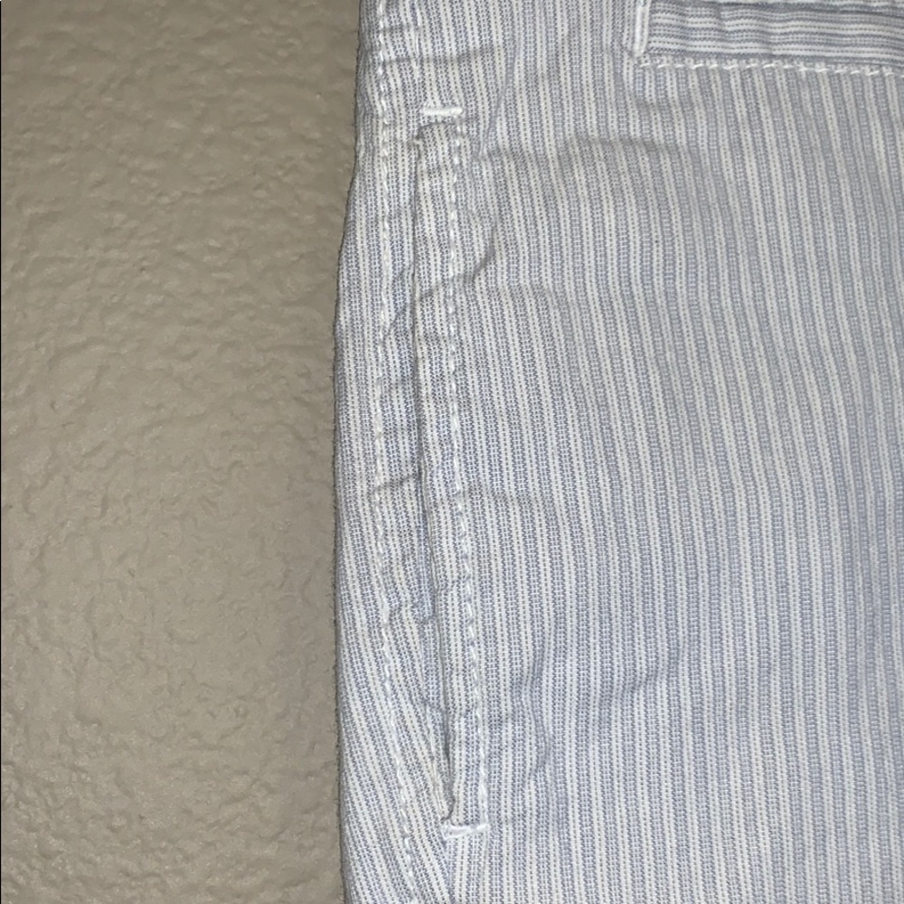 White & Pale Blue Striped Shorts *2 for $5* - Picture 3 of 8